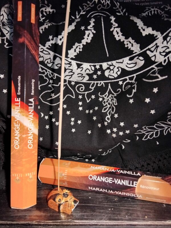 Encens TERRA ORANGE VANILLE sans charbon