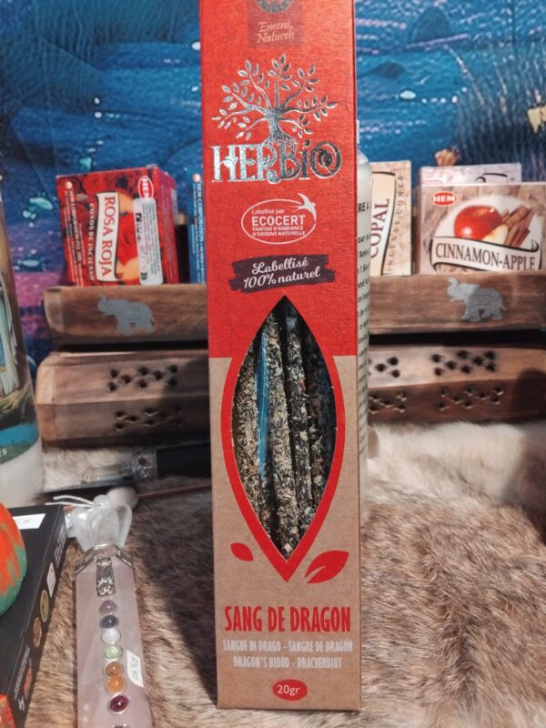 Encens Herbio Ecocert  Sang de dragon 🐲